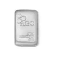  AGC 5oz Cast Silver Bullion Bar