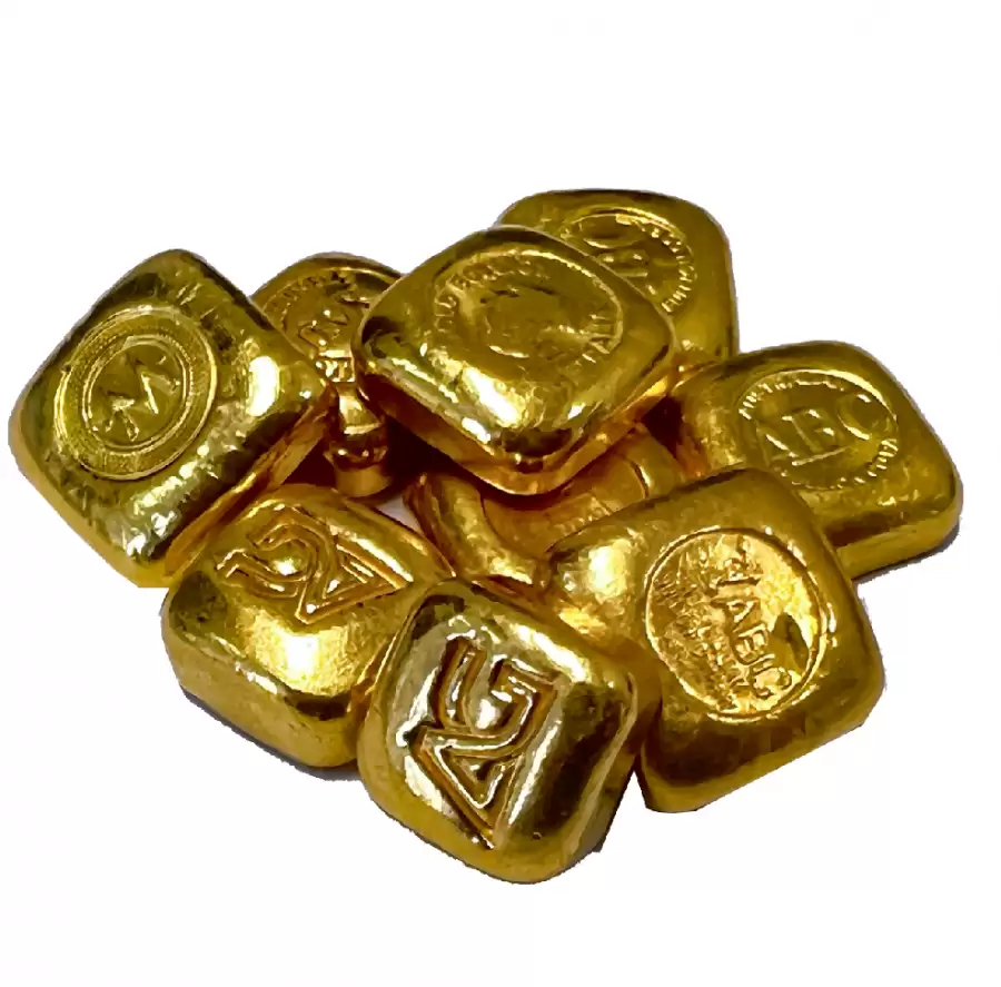 Dealers Choice 1oz 99.99% Gold Cast Bullion Bars