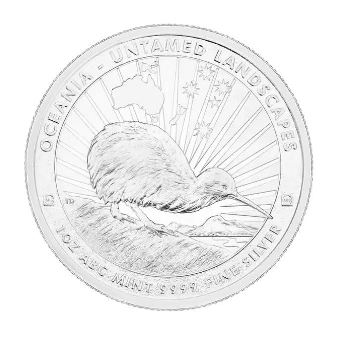 Untamed Landscapes 1oz Kiwi ABC Silver Coin 99.99%